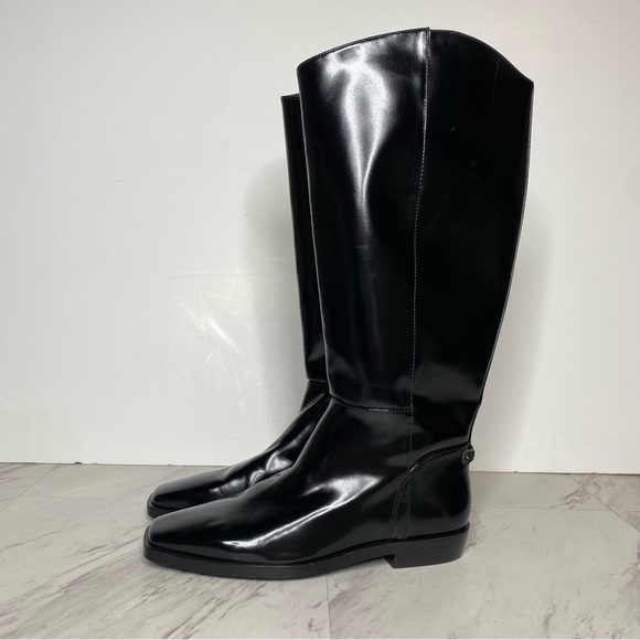 Sam Edelman Cesar Black Tall Athletic Fit Riding Boot 8 - Picture 15 of 15